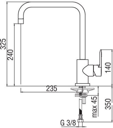 Смеситель для кухни Nobili New Road RD00134CR Хром