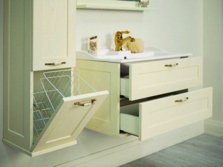 Тумба для комплекта Акватон Леон 80 дуб белый