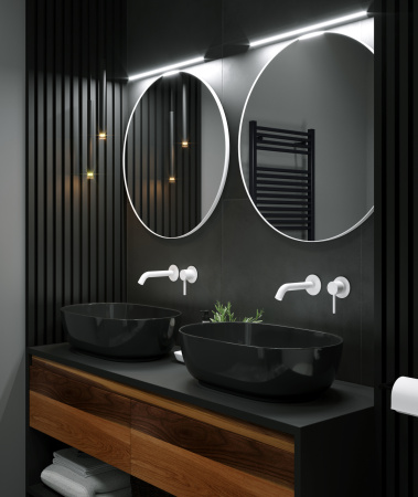 Смеситель для раковины Timo Saona 2372/16SM черный матовый