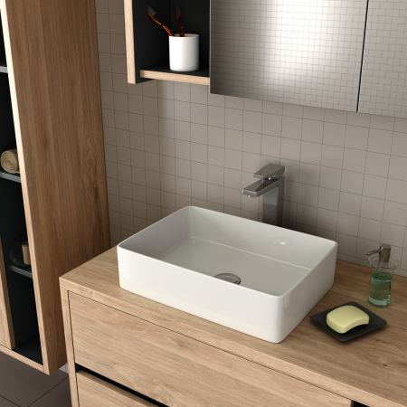 Раковина накладная 47см D&K Berlin DT1431216 белый