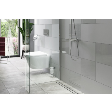 Душевой лоток EXCELLENT Stilio 90 см. под облицовку плиткой (хром)