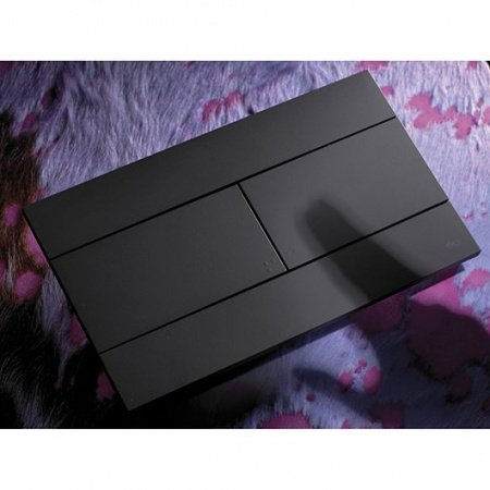 Кнопка смыва для унитазов OLI SLIM 659055 черный матовый