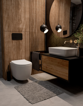 Смеситель для раковины AQUAme Siena AQM6215BG золото матовое