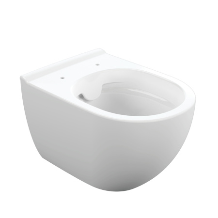 Унитаз подвесной безободковый Cersanit BRASKO SMART CLEAN 64824 белый, с сиденьем микролифт
