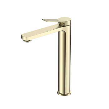 Смеситель для раковины Vincea Arco VBF-4AR02BG золото матовое