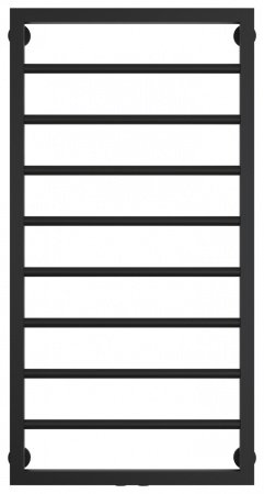 Полотенцесушитель водяной Сунержа Канцлер 100х50 черный матовый