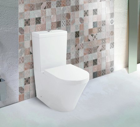 Напольный унитаз-компакт Grossman Modern GR-N3011 белый, с сиденьем микролифт