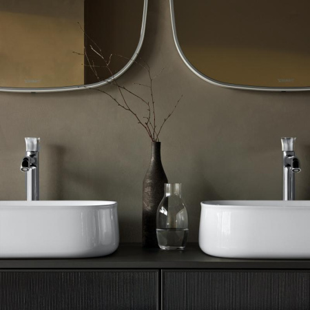 Раковина накладная 55см Duravit Zencha 2373550079 белый