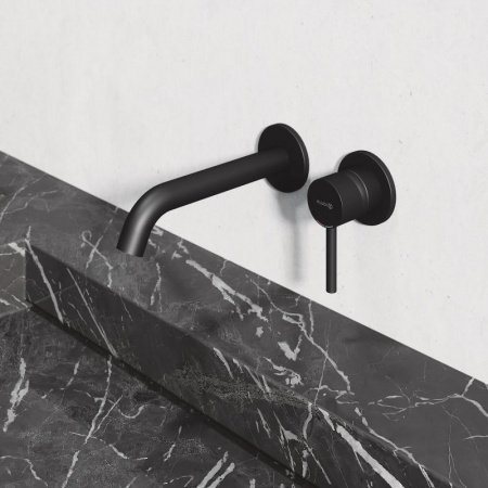 Смеситель для раковины Kludi Bozz 382443976 черный матовый