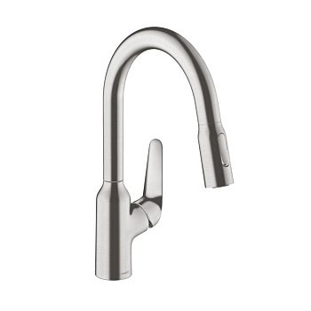 Смеситель для кухни Hansgrohe Focus M42 71801800 нержавеющая сталь