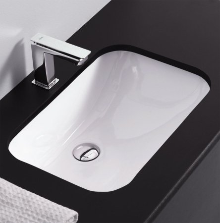 Раковина встраиваемая снизу 56см Artceram Nettuno NTL001 белый