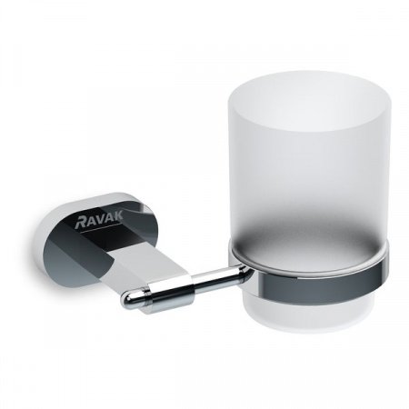 Стакан с держателем Ravak Chrome CR 210.00 Хром