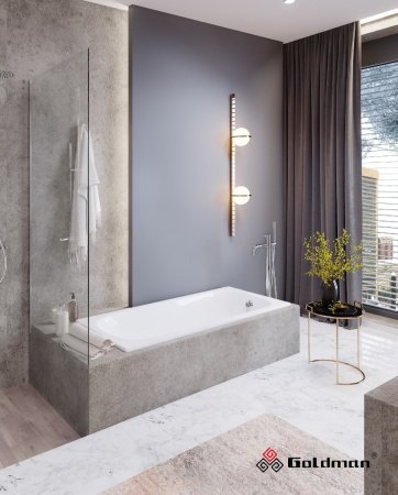 Чугунная ванна Goldman Classic 160х70