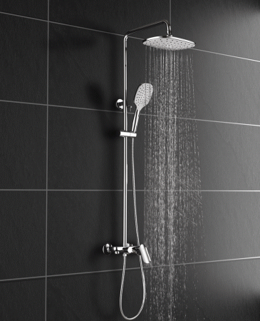 Душевая стойка D&K Venice.Baciano DA1033701B14 хром