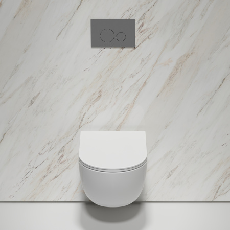 Унитаз подвесной безободковый Ceramica Nova Modena Rimless CN6063 белый