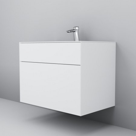 Тумба под раковину AM PM Inspire V2.0 80 подвесная Белая матовая