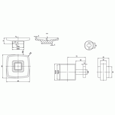 Мыльница Villeroy & Boch Elements-Striking TVA15202000061 хром