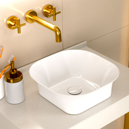 Раковина накладная 30см Point Ника PN43081 белый