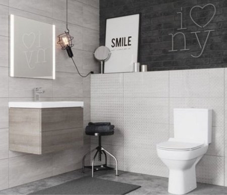 Унитаз напольный Cersanit City S-KO-CIT011-3/5-COn-S-DL-w белый, с бачком и сиденьем микролифт