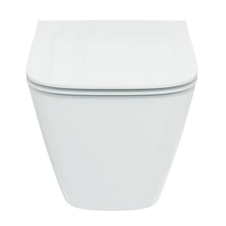 Подвесной безободковый унитаз с технологией RimLS+ Ideal Standard i.life B T533001 с сиденьем микролифт