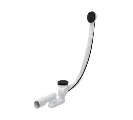 Слив-перелив (полуавтомат, 120 см.) Vega V55К Гл000026266, черный