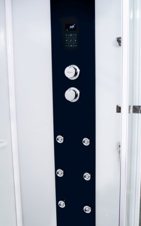 Душевая кабина Orans 8615900 120x90x220 профиль белый, стекло прозрачное