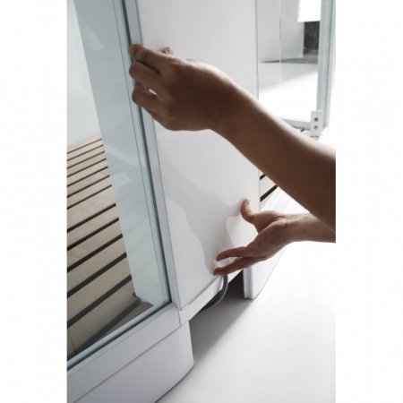 Душевая кабина Orans 89102LW 150x100x220 профиль белый, стекло прозрачное