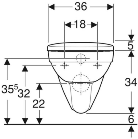Унитаз с инсталляцией подвесной GEBERIT Selnova 500.153.07.1 клавиша смыва белый