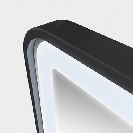 Зеркало Iddis Cloud 100 с подсветкой Черный матовый