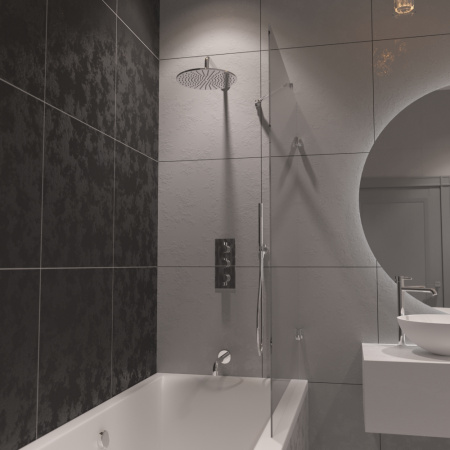 Термостатическая система для ванны скрытого монтажа WHITECROSS Y YSET11CR (хром)