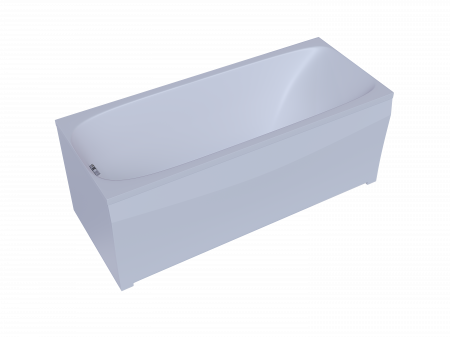 Акриловая ванна Aquatek Альфа 140x70 см пустая с фр.экр. слив слева