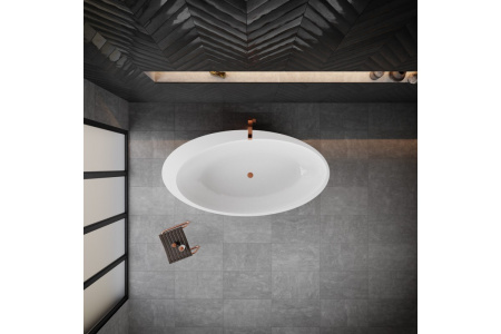 Ванна акриловая отдельностоящая Vayer BOOMERANG Гл000010198, 194x100