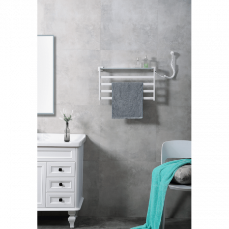 Полотенцесушитель электрический Black&White N-333W 35х58 белый матовый