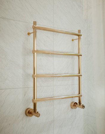 Полотенцесушитель водяной Margaroli Sole 4424704OBN 72х53 бронза