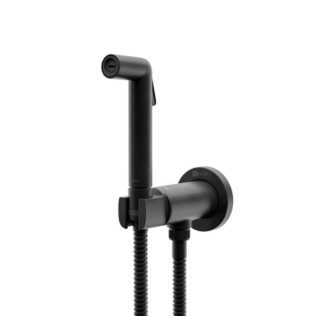 Гигиенический душ со смесителем Lemark Solo LM7171BL черный матовый