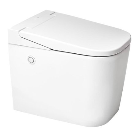 Унитаз приставной безободковый Lemark SATOFSHFS2 белый