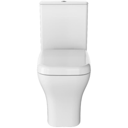 Унитаз-компакт Vitra Polar Open-Back 9843B003-7201 с бачком и сиденьем микролифт