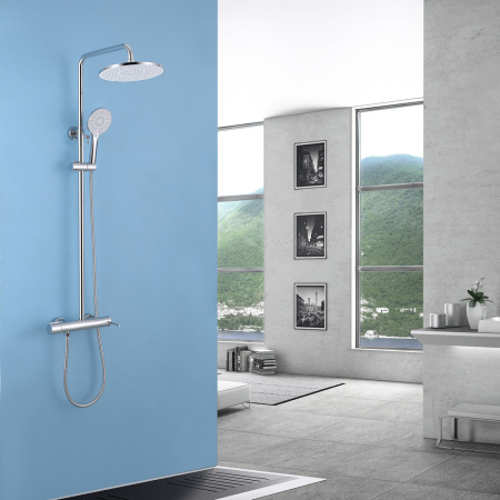 Душевая стойка со смесителем ABBER Emotion AF8816 хром