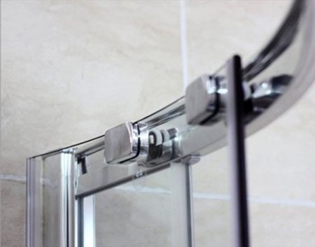 Душевой уголок Cezares Pratico R-2 80x80 профиль Хром стекло прозрачное