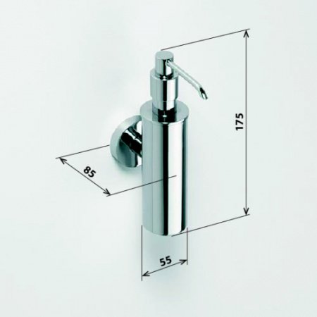 Дозатор для жидкого мыла Bemeta Omega 104109012 Хром