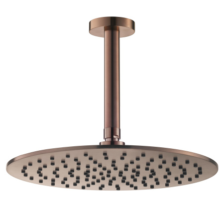 Потолочный (кронштейн 15см) верхний душ 30см Benesque Lumiere 22010606 бронза брашированная