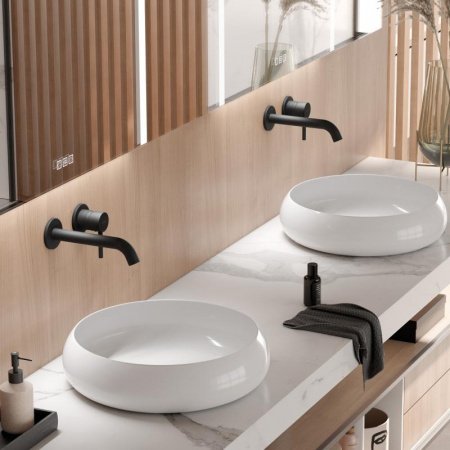 Смеситель для раковины Kludi Bozz 382453976 черный матовый