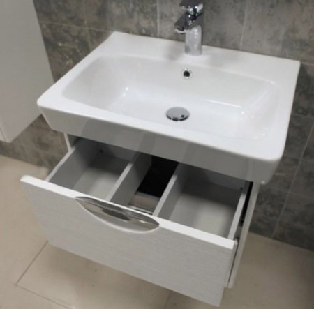 Тумба под раковину Акватон Сильва 50 подвесная 1A211701SIW50 Дуб макиато