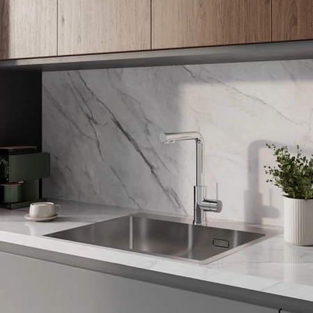 Смеситель для кухни IDDIS Rule RULSBLFi05 хром