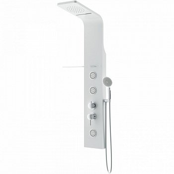 Душевая панель AM PM Joy W85P-2-136AW Белая матовая