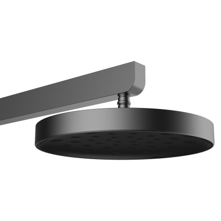 Душевая стойка со смесителем Vincea Inspire VSFS-3I11GM вороненая сталь