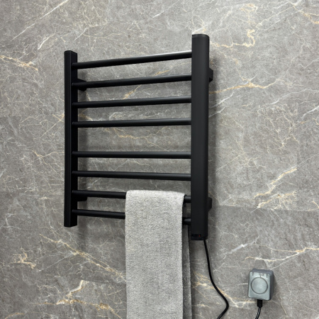 Полотенцесушитель электрический Fixsen UNIVERSAL 600х500 FX-7200B, черный