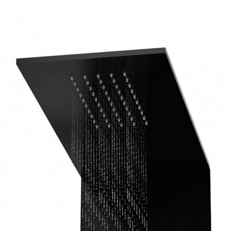 Душевая кабина Black&White G8701 90x90x217 профиль черный матовый, стекло прозрачное