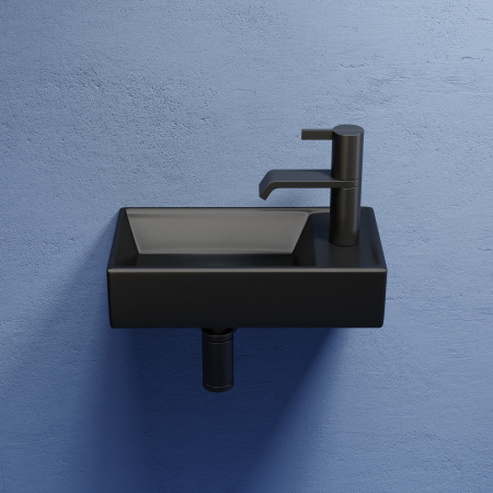 Раковина подвесная 40см Ceramica Nova Element CN6051LMB черный матовый