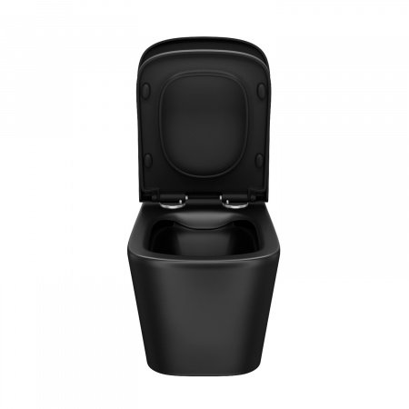 Унитаз подвесной IDDIS Bild BILR2BMi25 черный матовый, с сиденьем микролифт